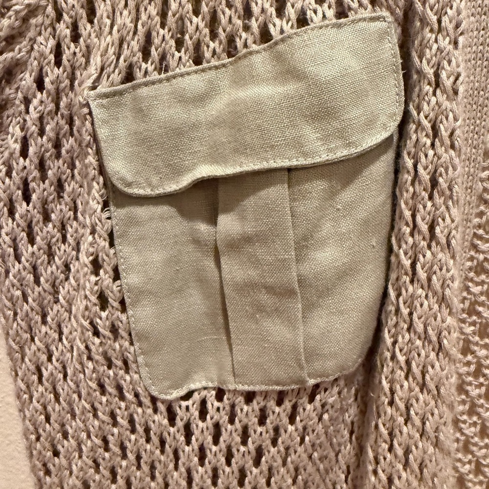 Chico's (Size 3) Light Tan Knit Sweater - Picture 3 of 4